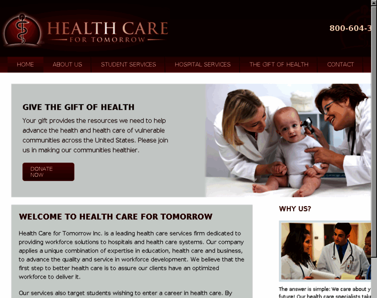 Healthcarefortomorrow.org thumbnail