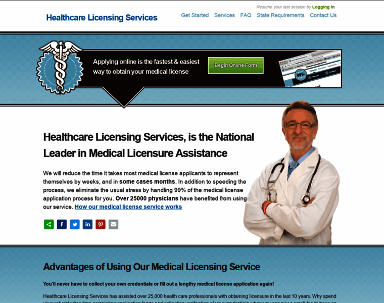 Healthcarelicensing.com thumbnail