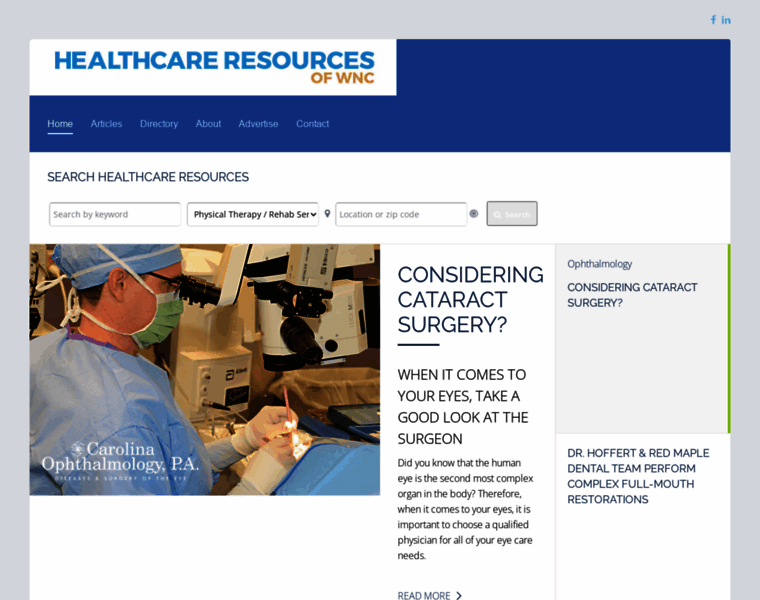 Healthcareresourceswnc.com thumbnail