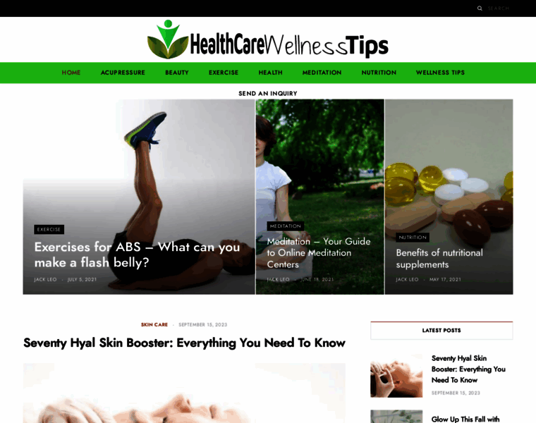 Healthcarewellnesstips.com thumbnail