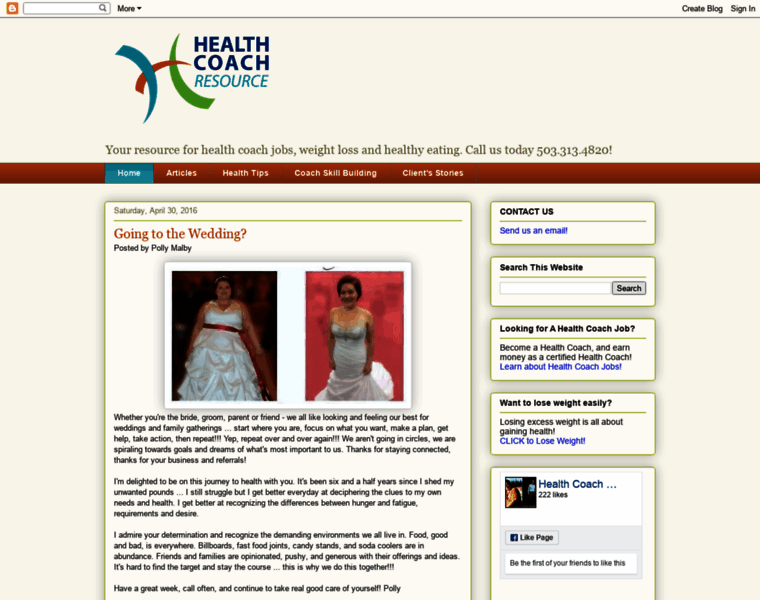 Healthcoachresource.com thumbnail