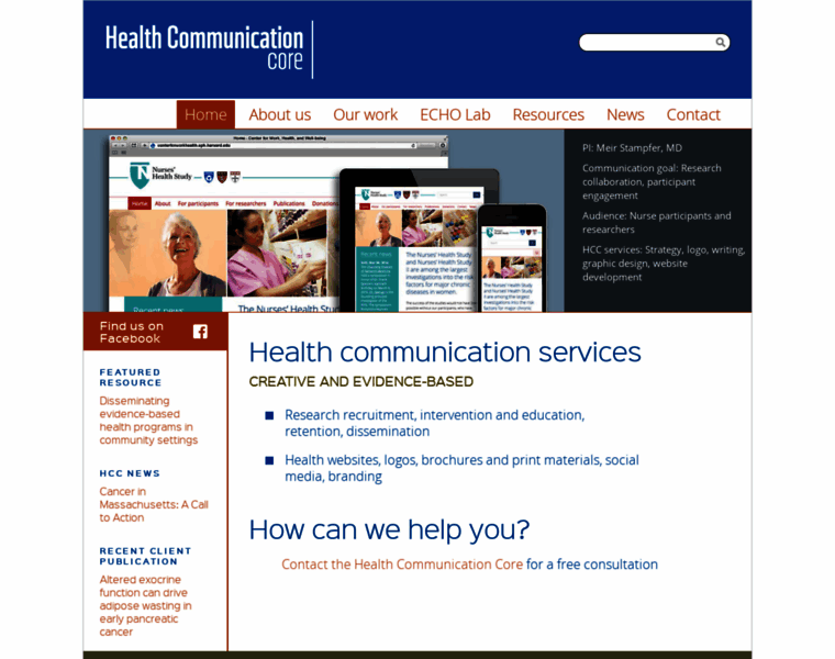 Healthcommcore.org thumbnail