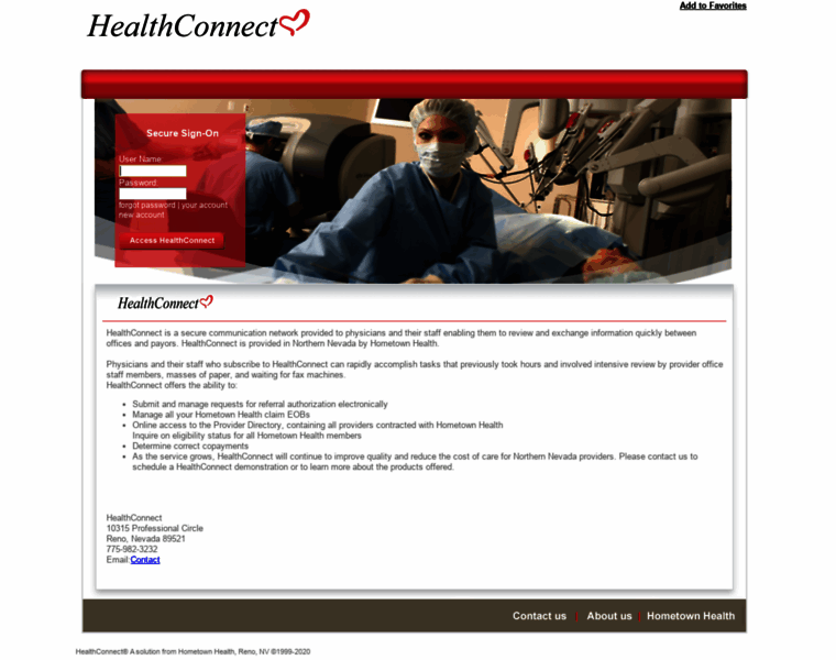 Healthconnect.com thumbnail