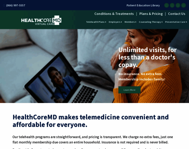 Healthcoreservices.com thumbnail