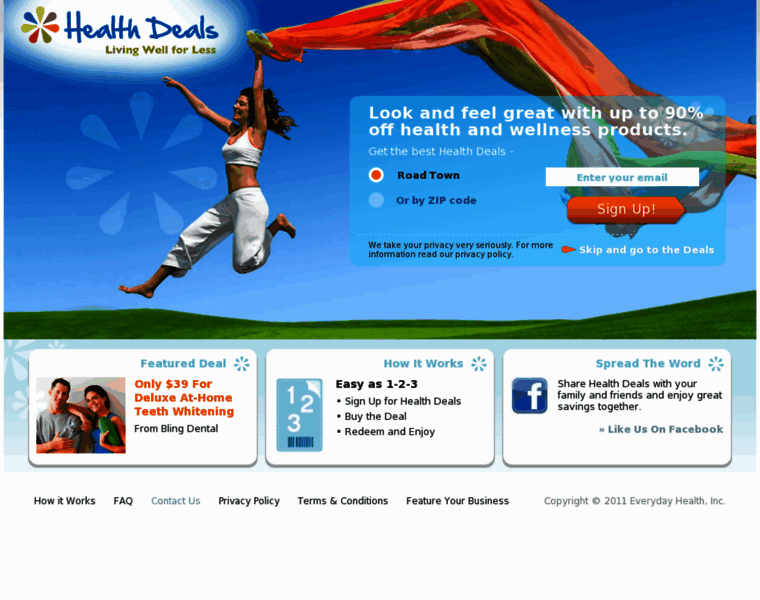 Healthdeals.com thumbnail