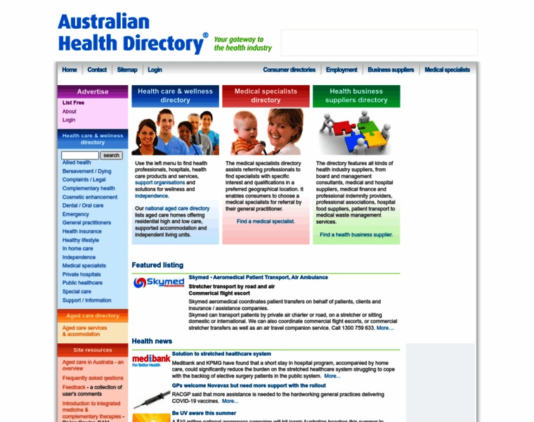 Healthdirectory.com.au thumbnail