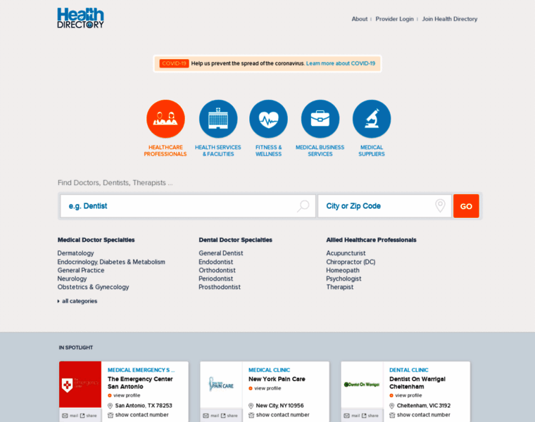 Healthdirectory.com thumbnail
