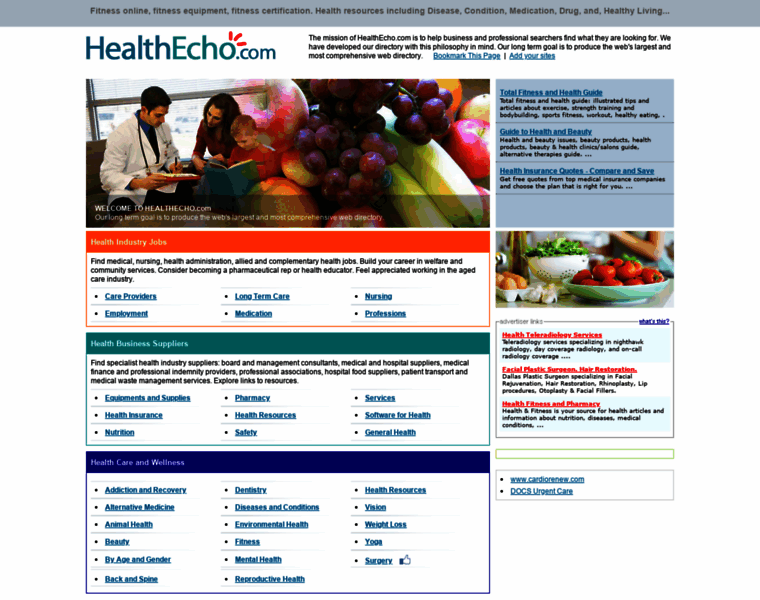 Healthecho.com thumbnail