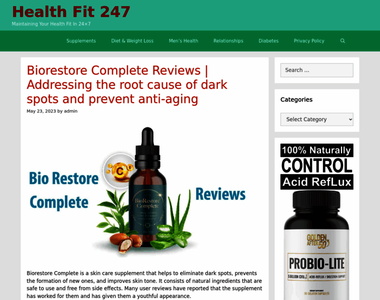Healthfit247.com thumbnail
