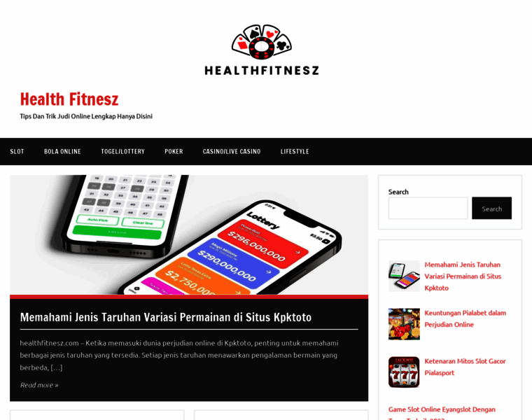 Healthfitnesz.com thumbnail