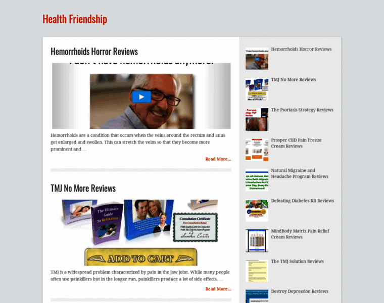 Healthfriendship.com thumbnail