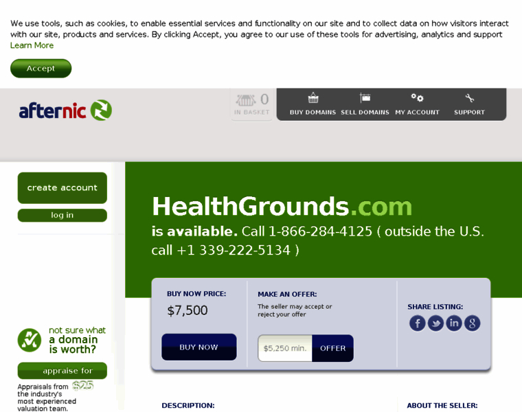 Healthgrounds.com thumbnail