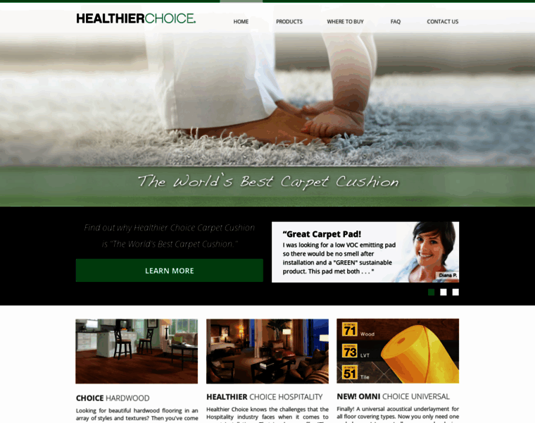 Healthierchoice.com thumbnail