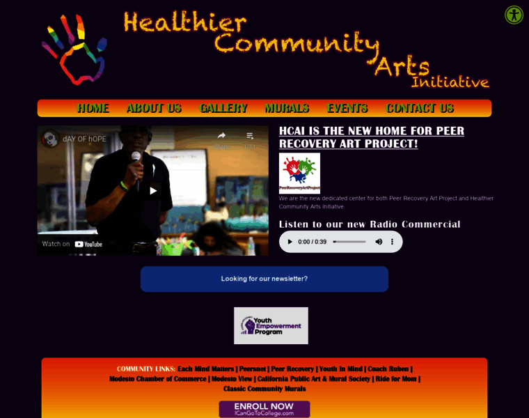 Healthiercommunityartsinitiative.com thumbnail