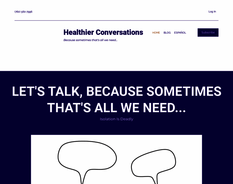 Healthierconversations.com thumbnail