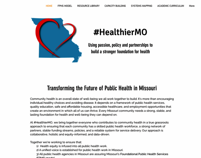 Healthiermo.org thumbnail