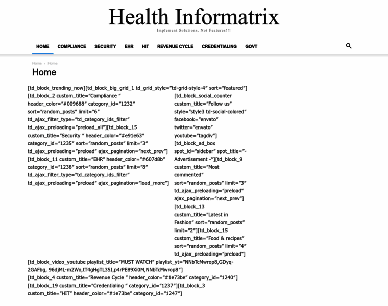 Healthinformatrix.com thumbnail