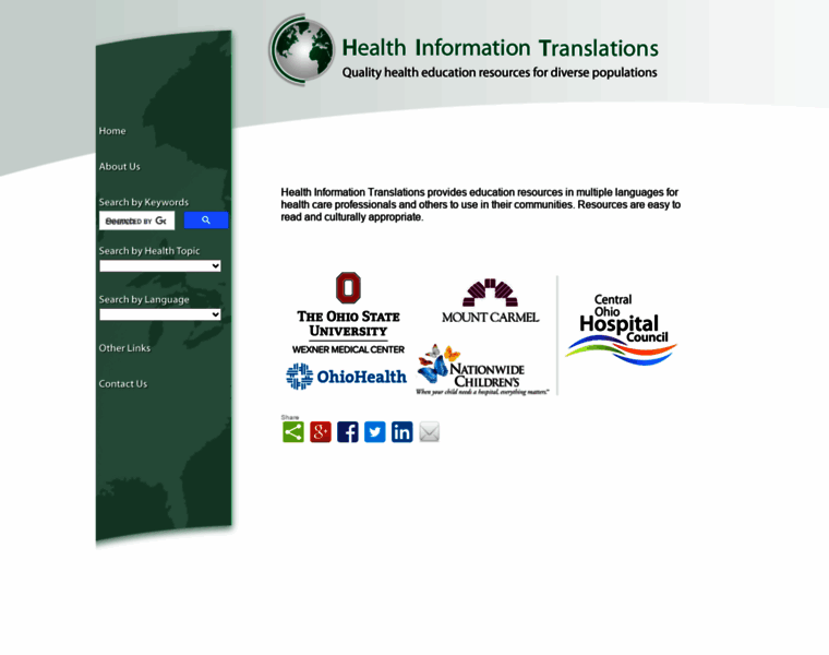 Healthinfotranslations.com thumbnail