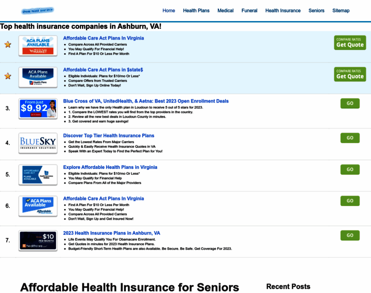 Healthinsuranceforsenior.com thumbnail