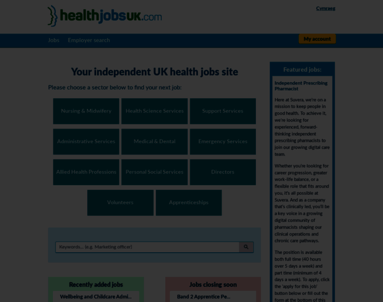 Healthjobsuk.com thumbnail