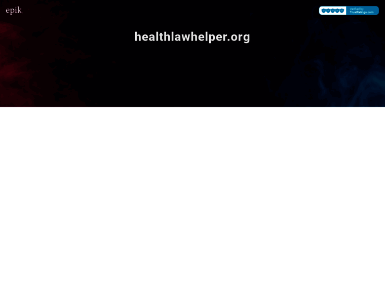 Healthlawhelper.org thumbnail