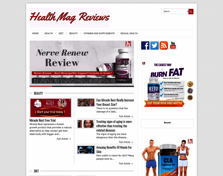 Healthmagreviews.com thumbnail