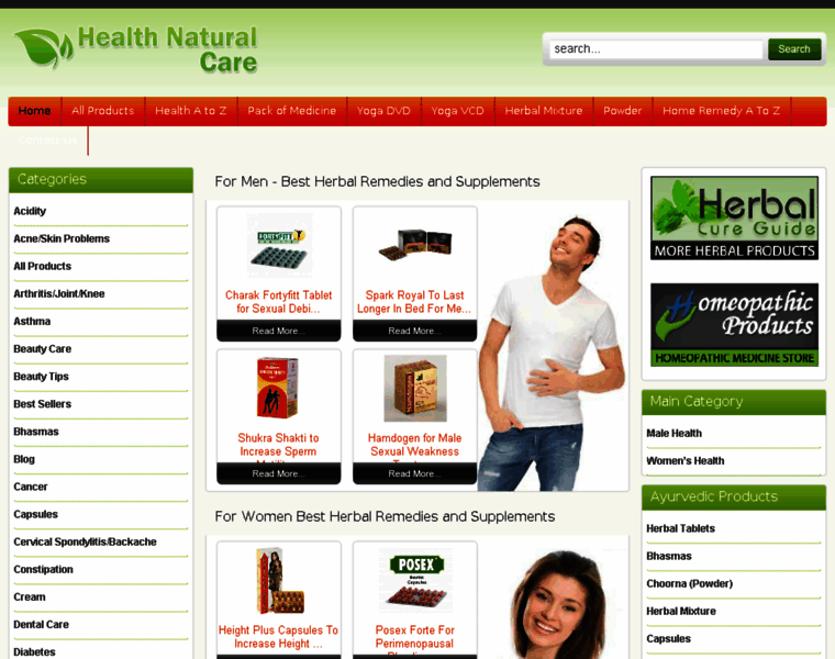 Healthnaturalcare.com thumbnail
