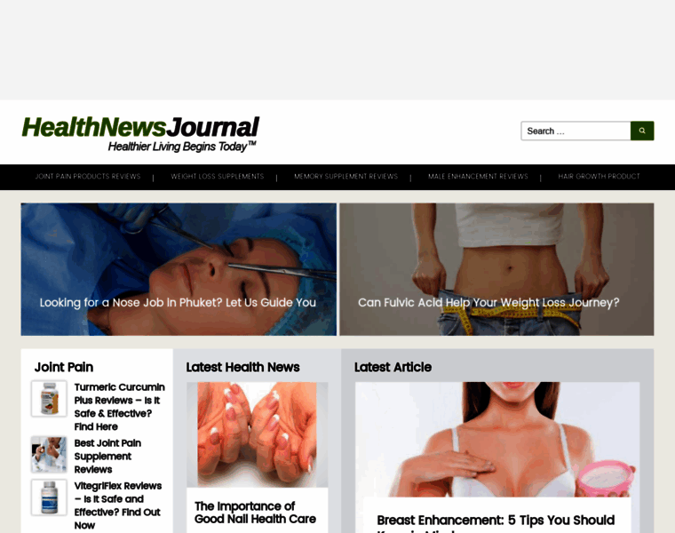 Healthnewsjournal.com thumbnail