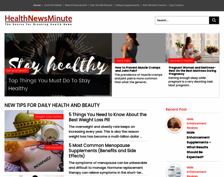 Healthnewsminute.com thumbnail