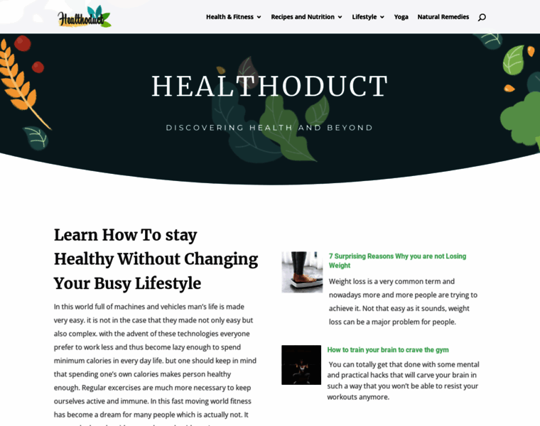 Healthoduct.com thumbnail