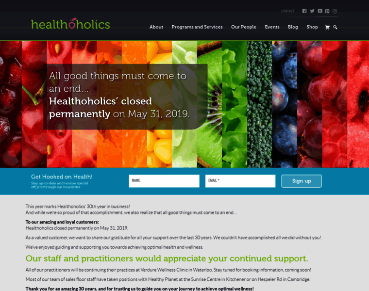 Healthoholics.com thumbnail