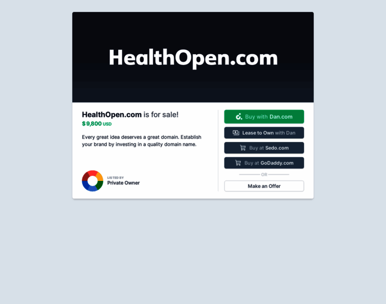 Healthopen.com thumbnail