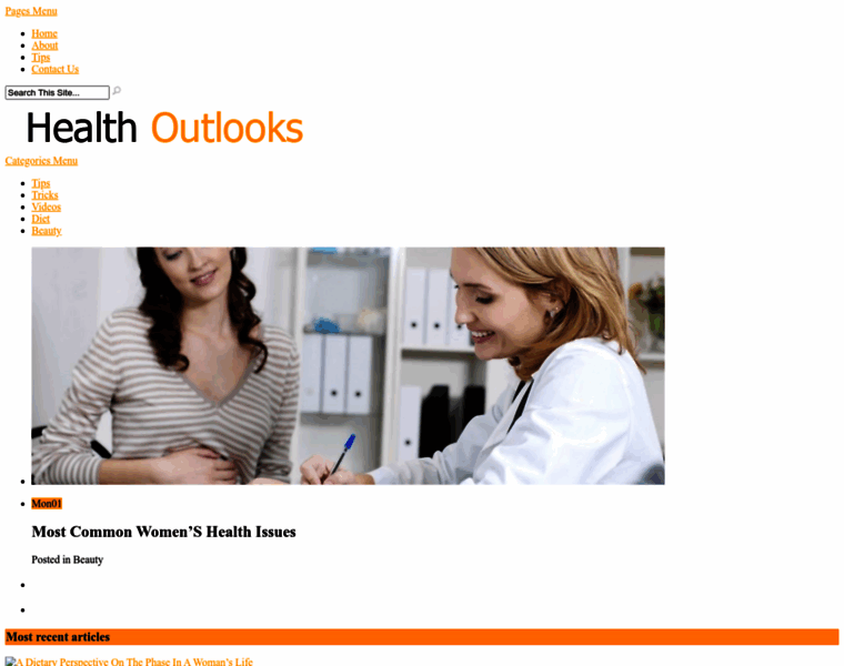 Healthoutlooks.com thumbnail