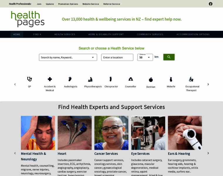 Healthpages.co.nz thumbnail