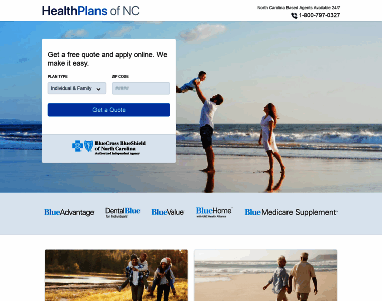 Healthplansofnc.com thumbnail