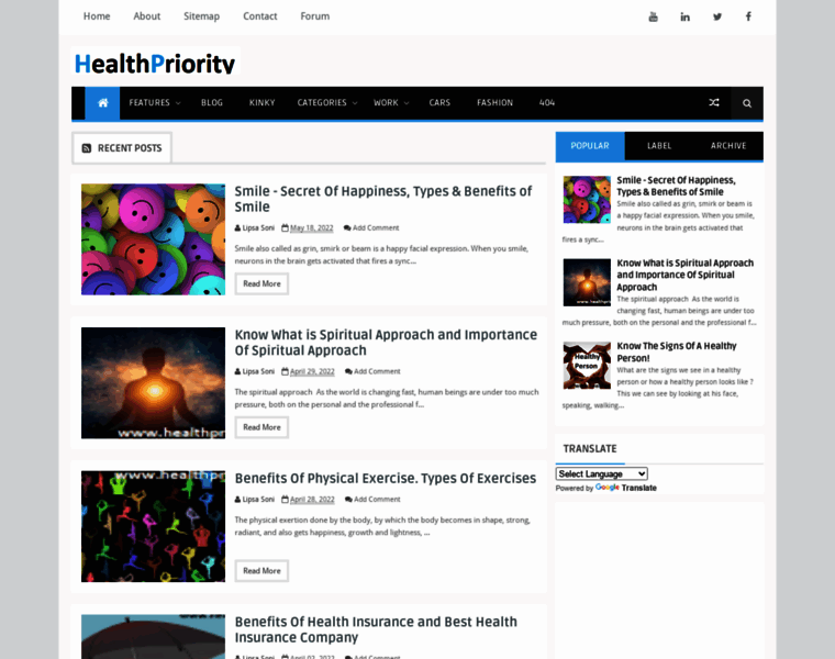 Healthpriority.in thumbnail
