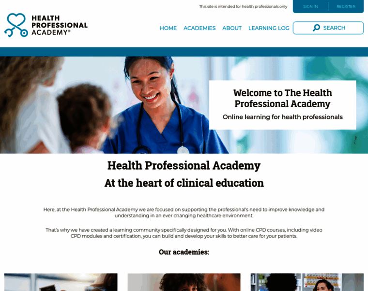 Healthprofessionalacademy.co.uk thumbnail