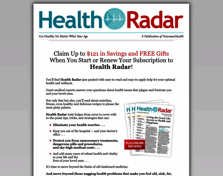 Healthradarreport.com thumbnail