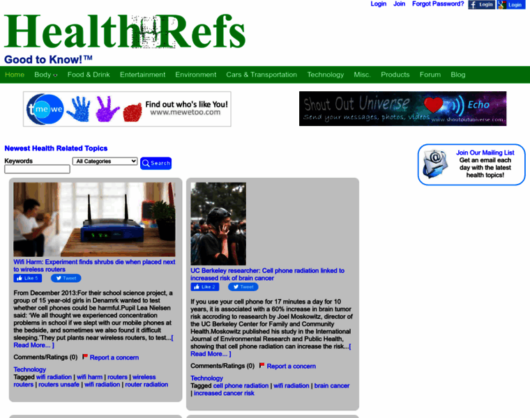 Healthrefs.com thumbnail