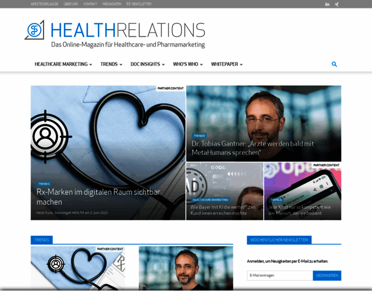 Healthrelations.de thumbnail