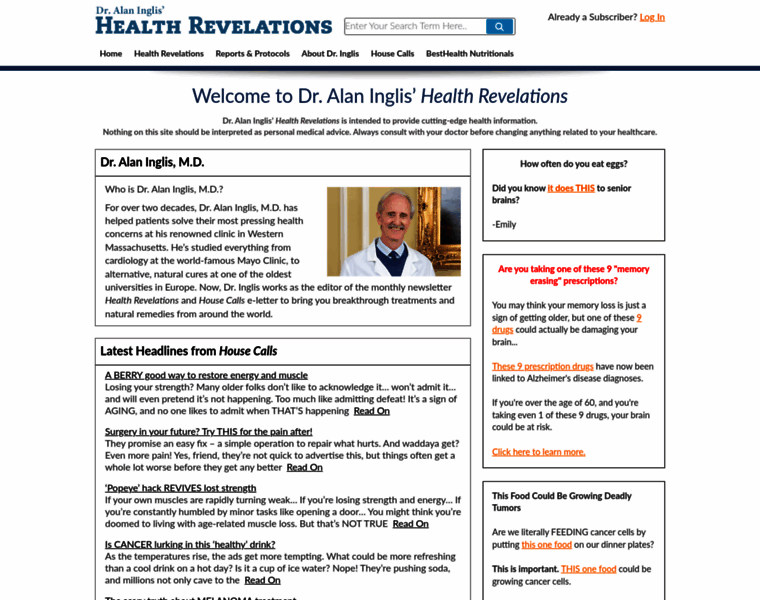 Healthrevelations.com thumbnail