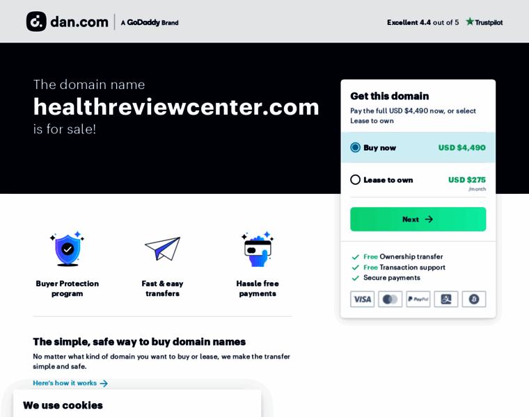 Healthreviewcenter.com thumbnail