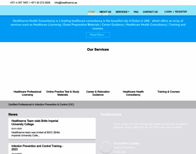 Healthserve.ae thumbnail