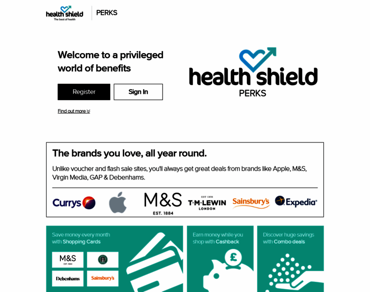 Healthshield.xexec.com thumbnail