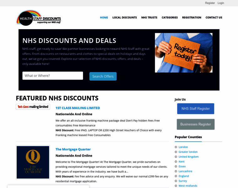 Healthstaffdiscounts.co.uk thumbnail Healthstaffdiscounts.co.uk thumbnail