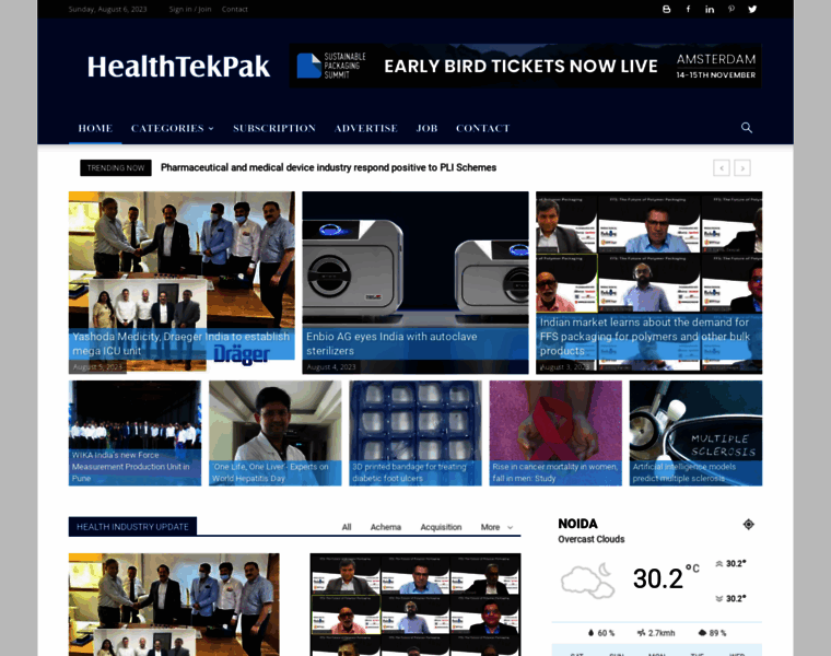 Healthtekpak.com thumbnail