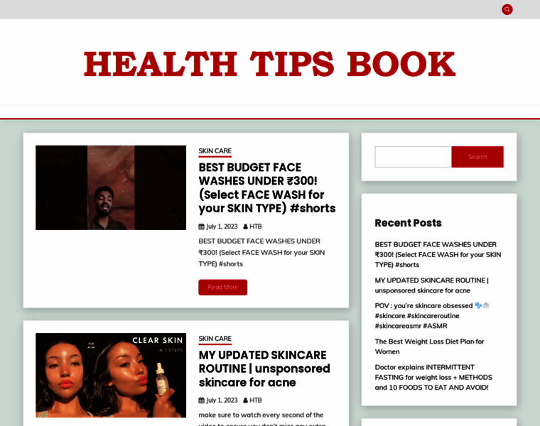 Healthtipsbook.com thumbnail