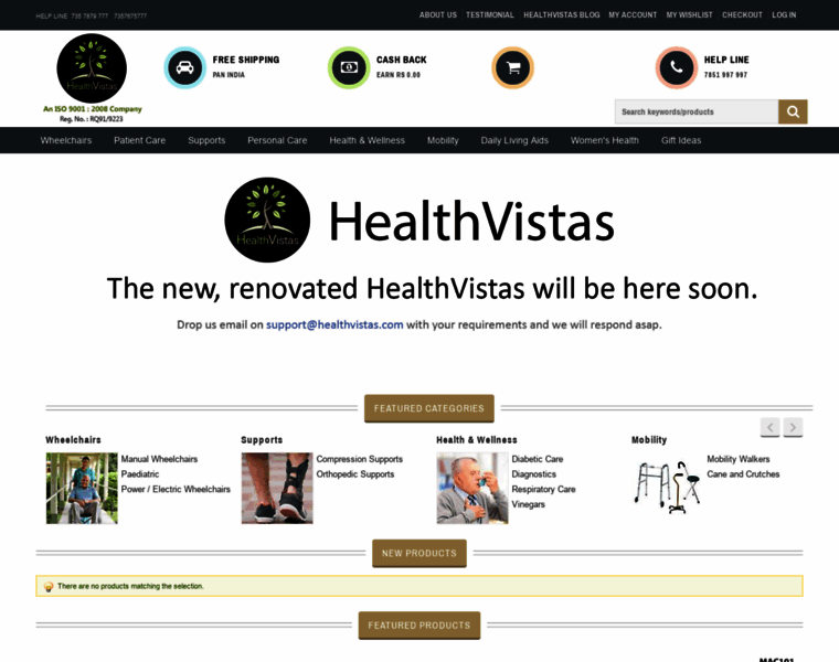 Healthvistas.com thumbnail
