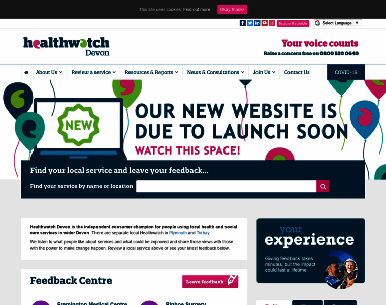 Healthwatchdevon.co.uk thumbnail