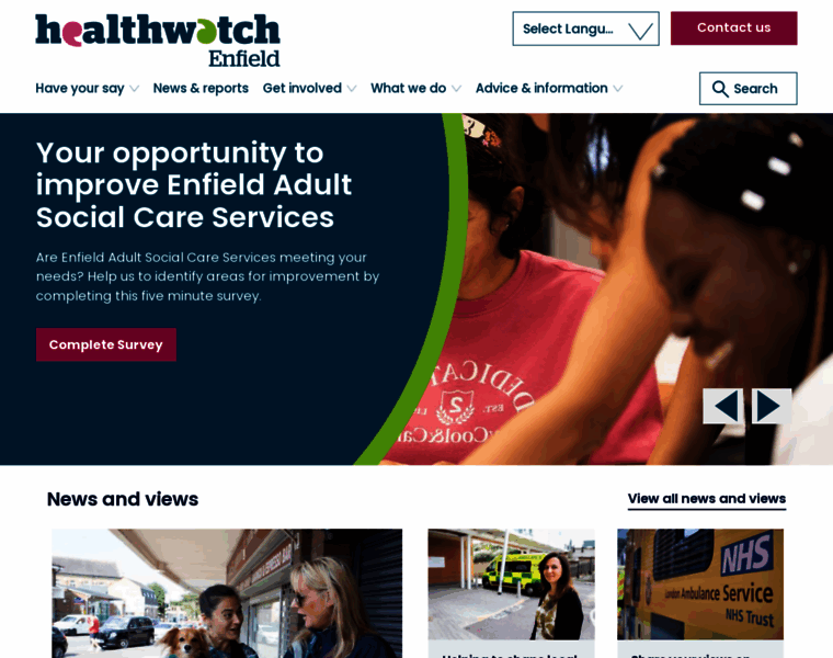 Healthwatchenfield.co.uk thumbnail